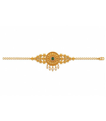 Gold Sunburst Temple Designer Armlet