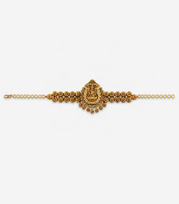 Gold Lakshmi Temple Designer Armlet
