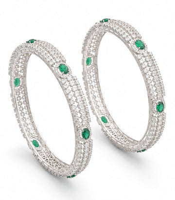 Pair of Classy Diamond Bangles