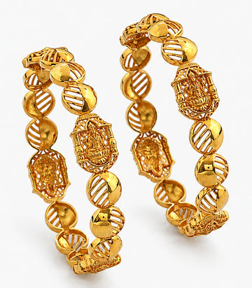 Unique Bangles Featuring A Contemporary Geometric Design Of Solid