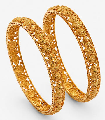 Traditional Gold Bangles Set