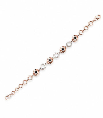 Sophisticated White-Gold Filigree Bracelet