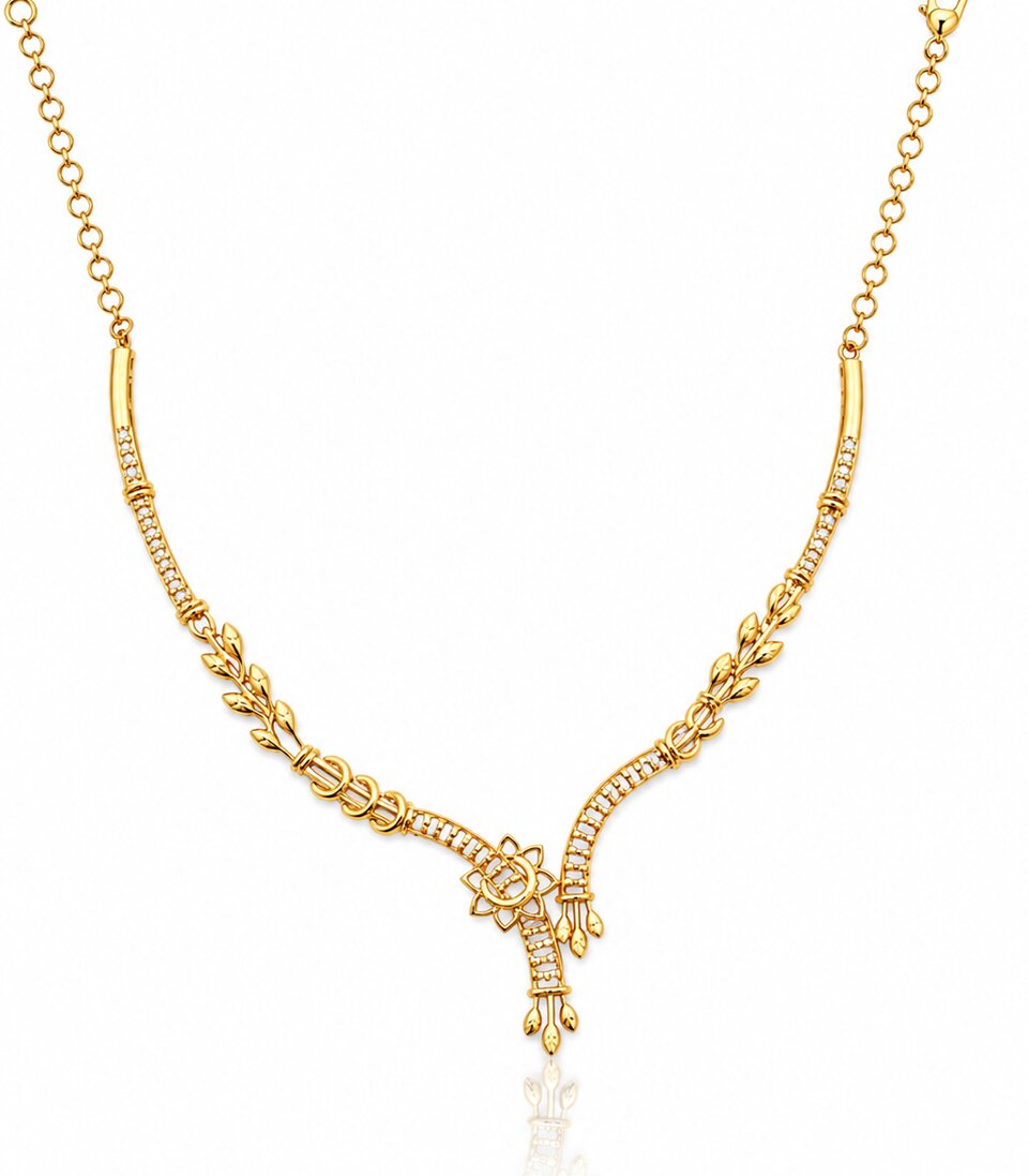 Classic Gold Beaded Necklace