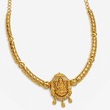 Traditional Lakshmi Pendant Necklace