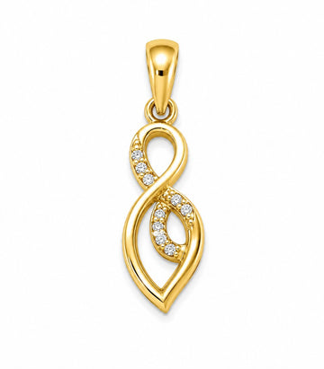 Infinity Loop Gold Pendant