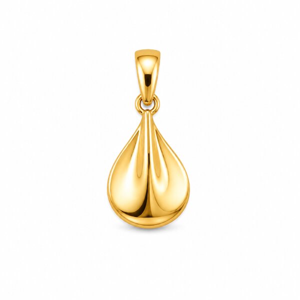 Classic Gold Teardrop Pendant