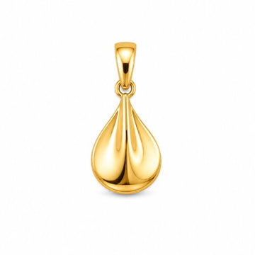 Classic Gold Teardrop Pendant