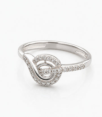 Diamond Ring With Diamond Accent Details