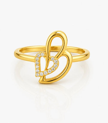 Gold Engagement Style Ring