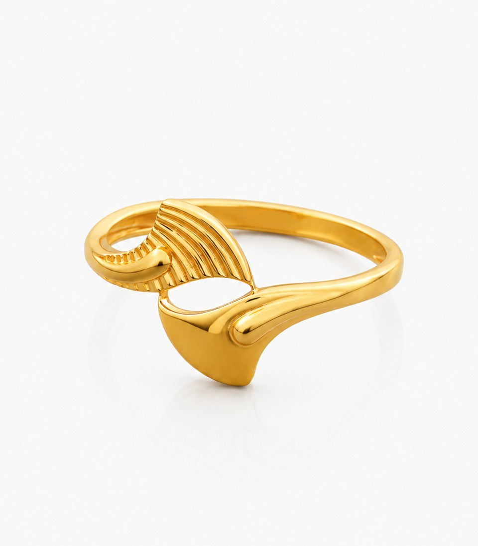 Gold Ring With Intricate Design