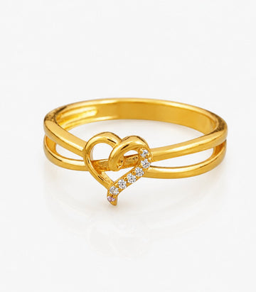 Modern Gold Finger Ring