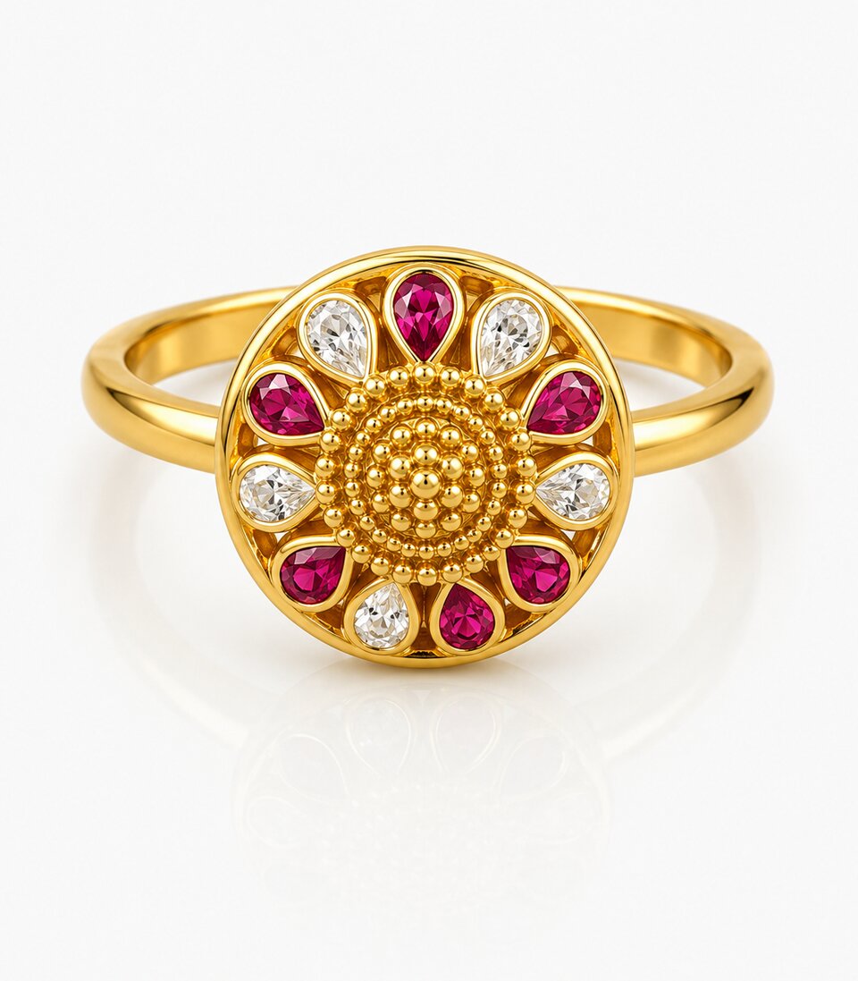 Fashionable Gold Ring
