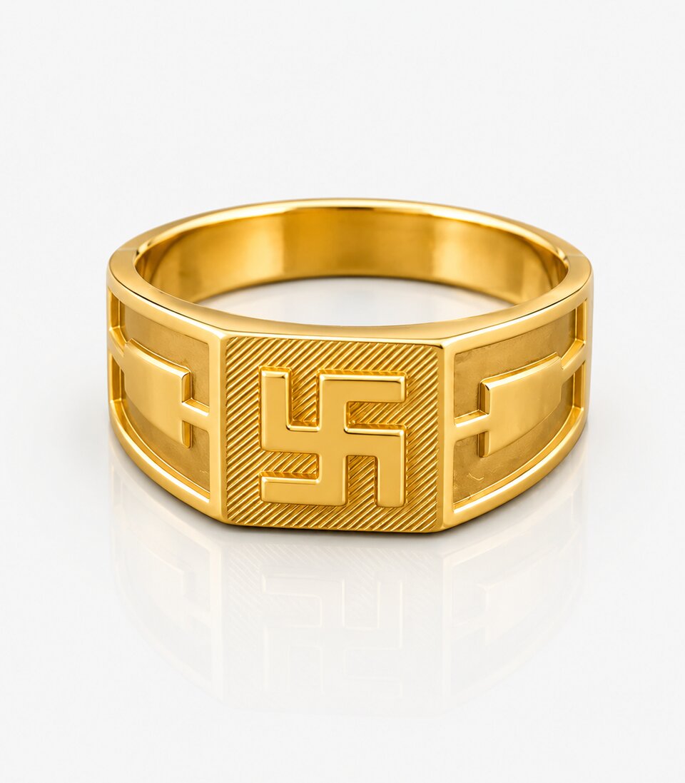 Modern Gold Statement Ring