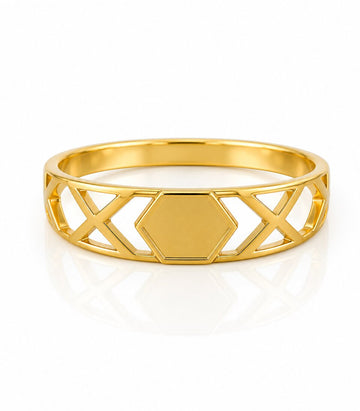 Elegant Gold Statement Ring