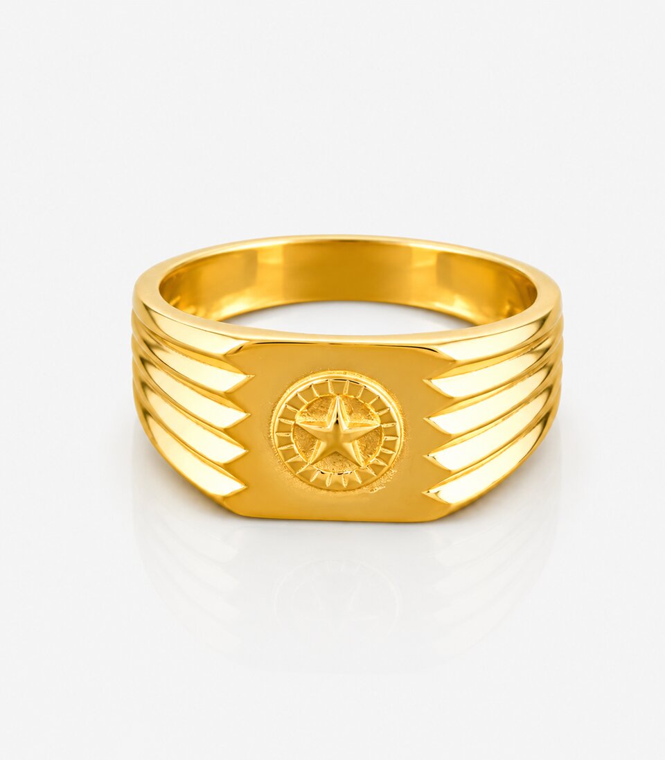 Fine Gold Crafted Ring