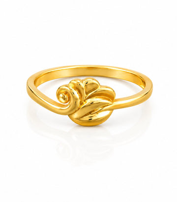 Signature Floral Gold Ring