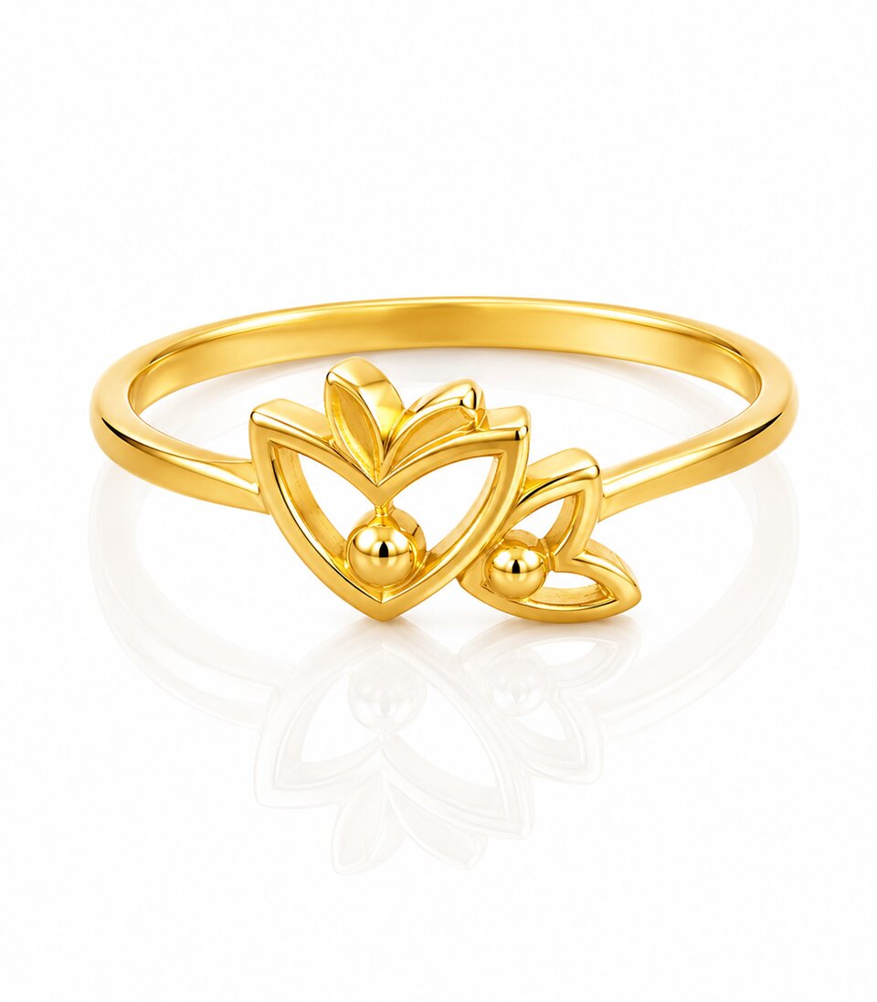 Botanical Bloom Gold Ring