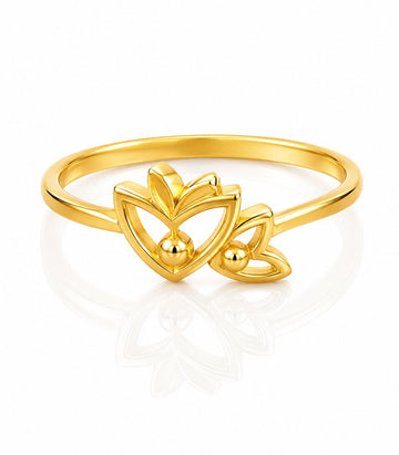Botanical Bloom Gold Ring