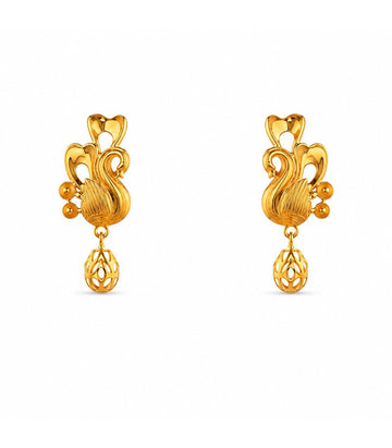 Cascading Charm Stud Earrings