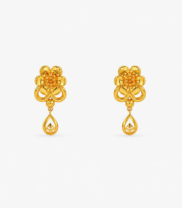 Petal Cluster Drop Earrings