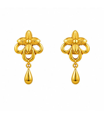 Celtic Knot Drop Earrings