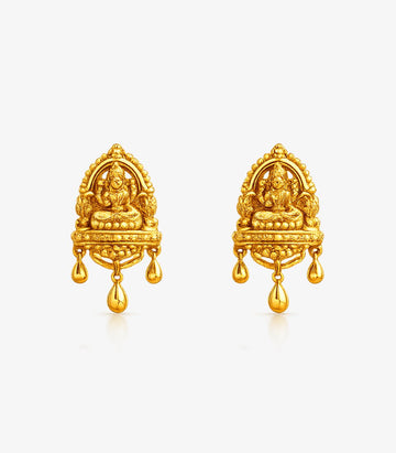 Temple Bell Drop Earrings