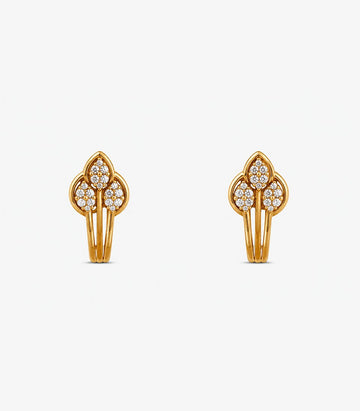 Minimalist Leaf Stud Earrings